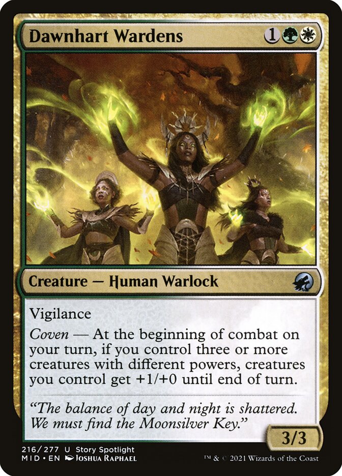 Dawnhart Wardens 216/277 (Innistrad: Midnight Hunt)  | Good Games Morley