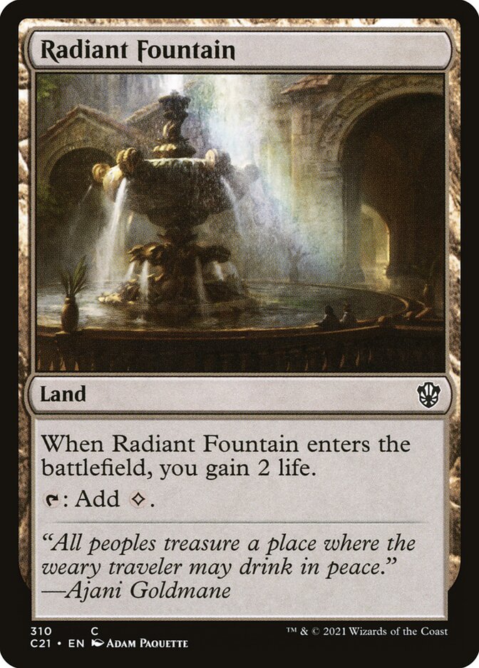 Radiant Fountain 310/81 (Commander 2021)  | Good Games Morley