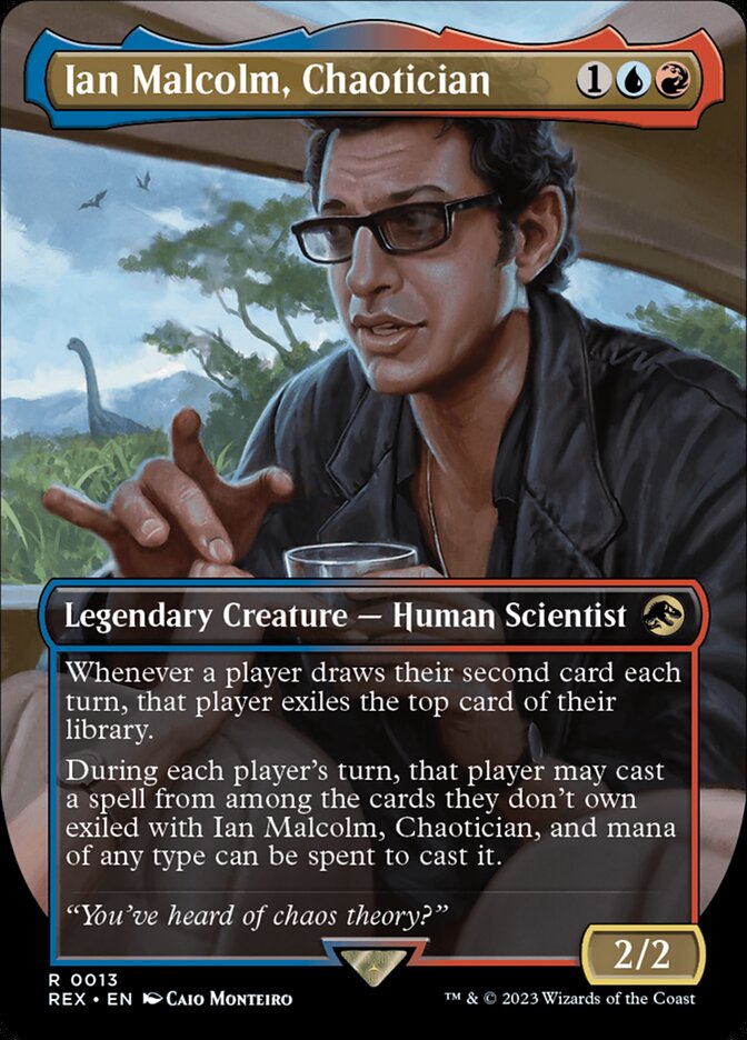 Ian Malcolm, Chaotician 13/26 (Universes Beyond: Jurassic World Collection)  - Borderless | Good Games Morley