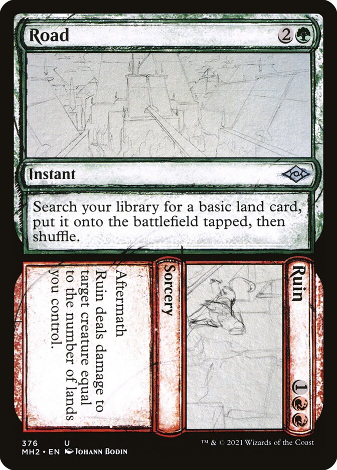 Road // Ruin 376 (Modern Horizons 2)  - Foil | Good Games Morley