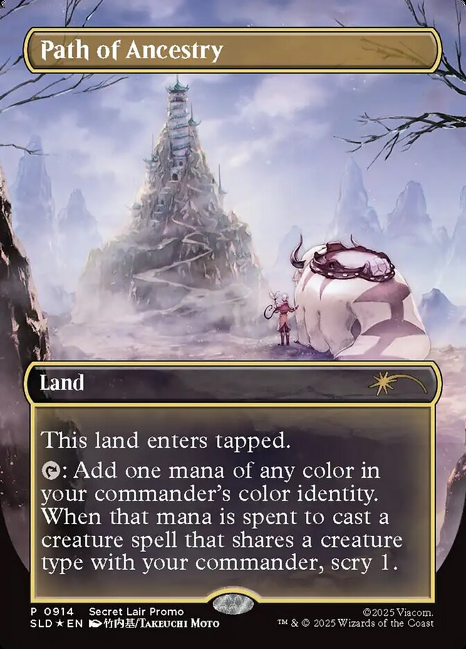 Path of Ancestry 914 (Secret Lair Drop Series)  - Borderless Rainbow Foil | Good Games Morley