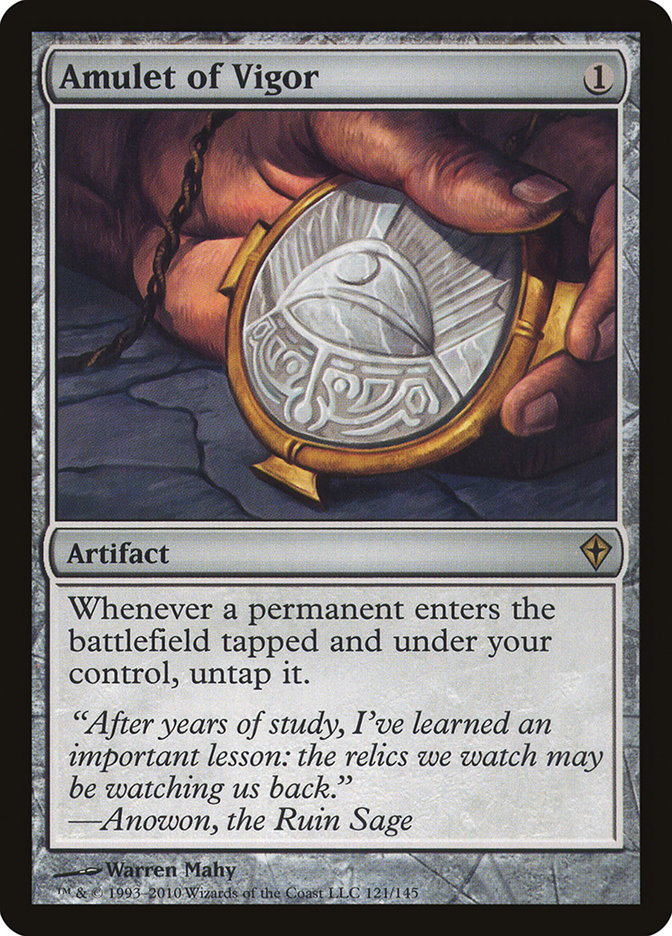 Amulet of Vigor 121/145 (Worldwake)  | Good Games Morley