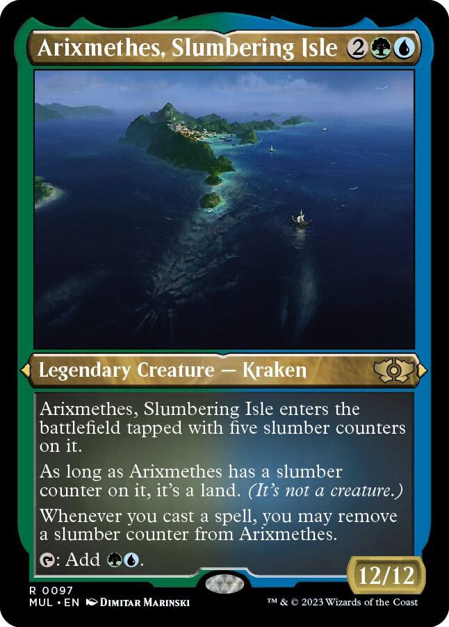 Arixmethes, Slumbering Isle 97/65 (March of the Machine: Multiverse Legends)  - Etched Foil | Good Games Morley