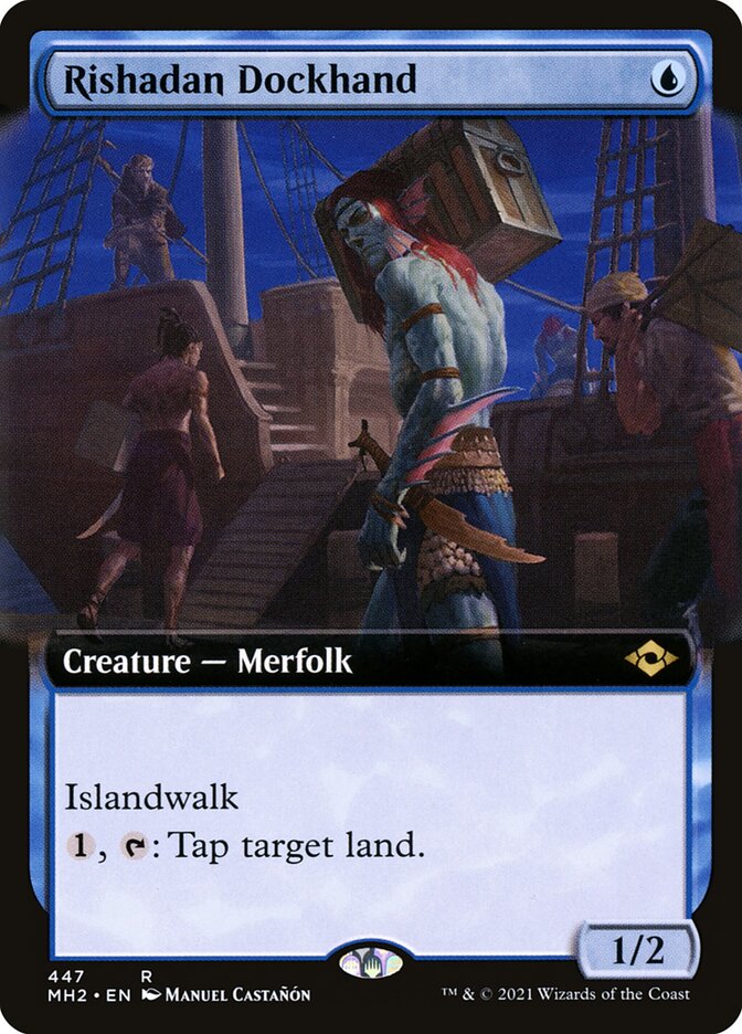 Rishadan Dockhand Extended Art 447 (Modern Horizons 2)  | Good Games Morley