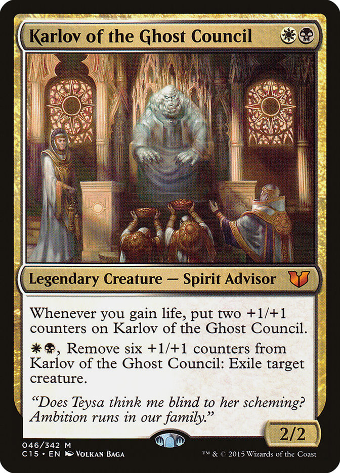 Karlov of the Ghost Council 46/342 (Commander 2015)  | Good Games Morley