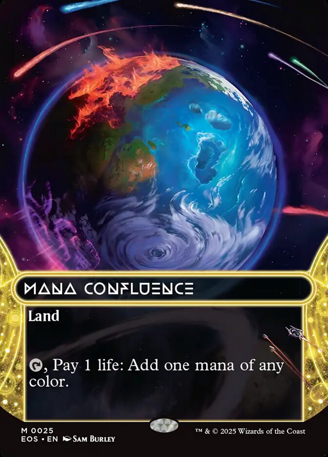 Mana Confluence 25 (Edge of Eternities: Stellar Sights)  - Borderless Foil | Good Games Morley