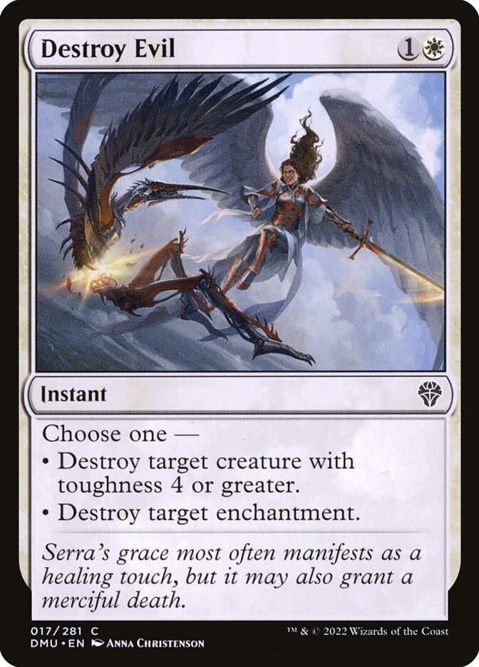 Destroy Evil 17/281 (Dominaria United)  | Good Games Morley
