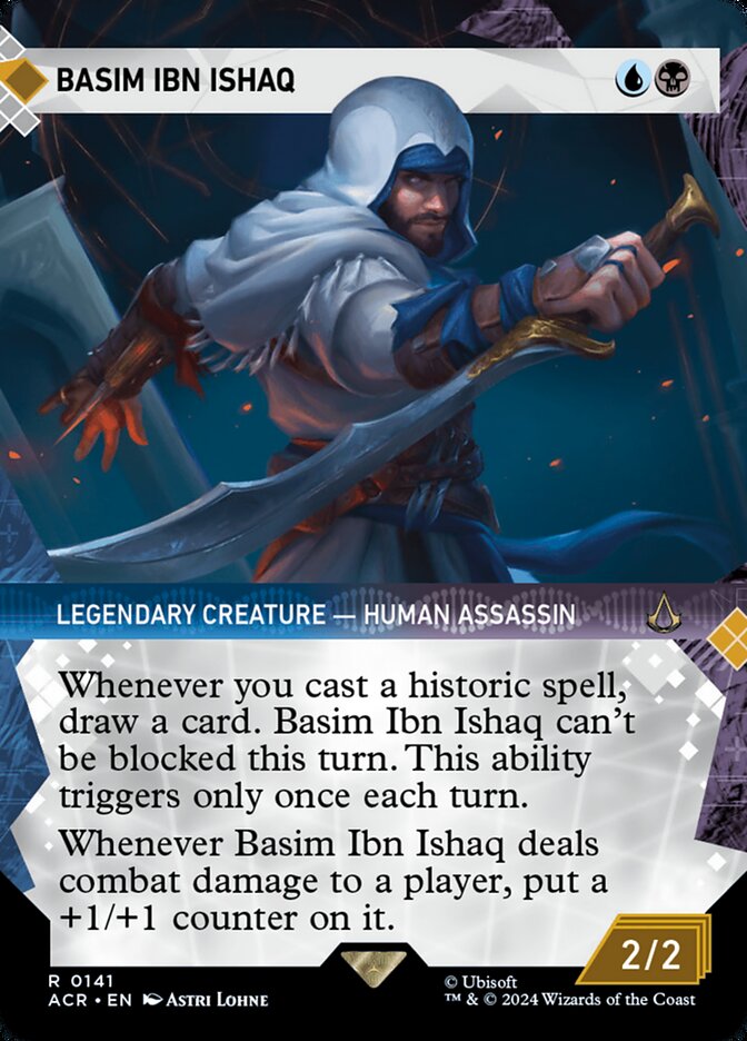 Basim Ibn Ishaq 141/110 (Universes Beyond: Assassin's Creed)  - Showcase Foil | Good Games Morley