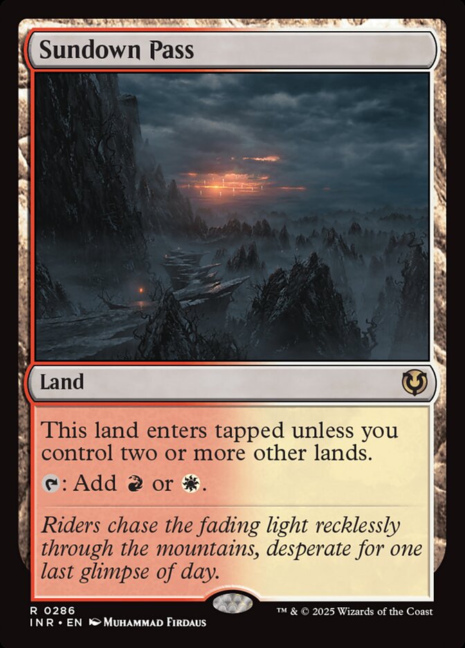 Sundown Pass 286/287 (Innistrad Remastered)  - Foil | Good Games Morley