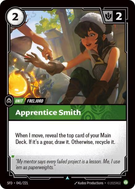 Apprentice Smith 41/221 (Spiritforged)  - Foil | Good Games Morley