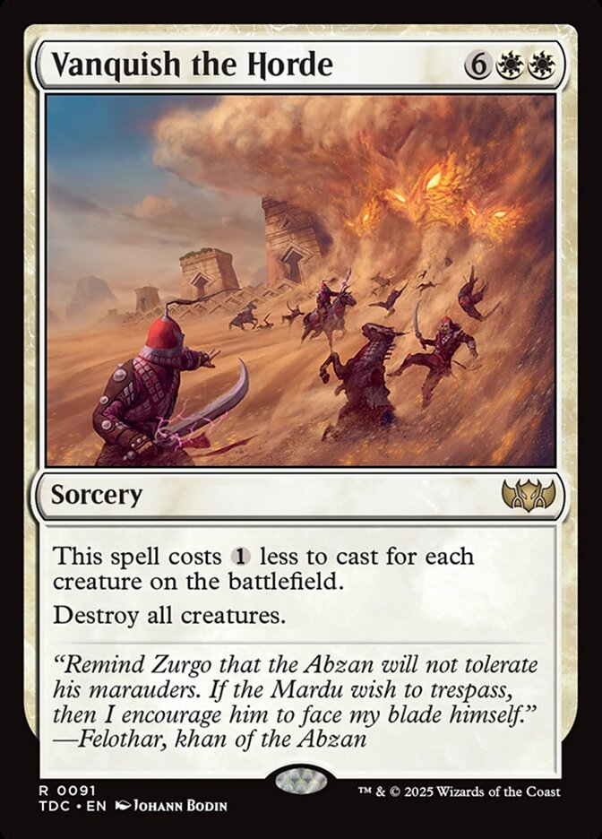 Vanquish the Horde 91 (Commander: Tarkir: Dragonstorm)  | Good Games Morley