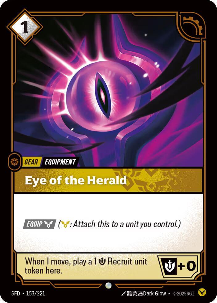 Eye of the Herald 153/221 (Spiritforged)  - Foil | Good Games Morley