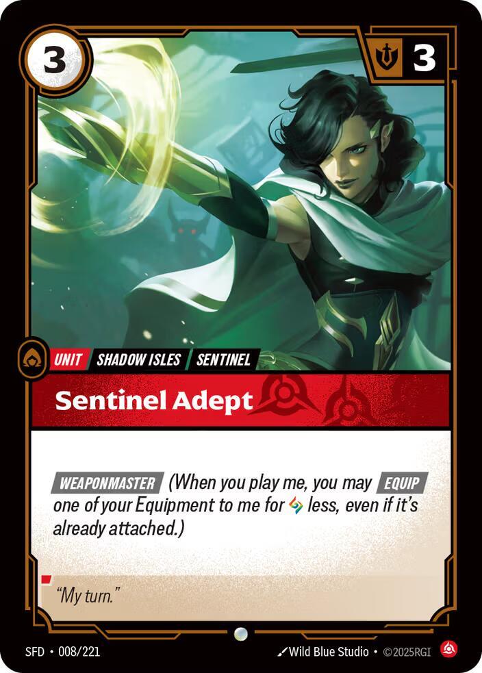 Sentinel Adept 8/221 (Spiritforged)  | Good Games Morley