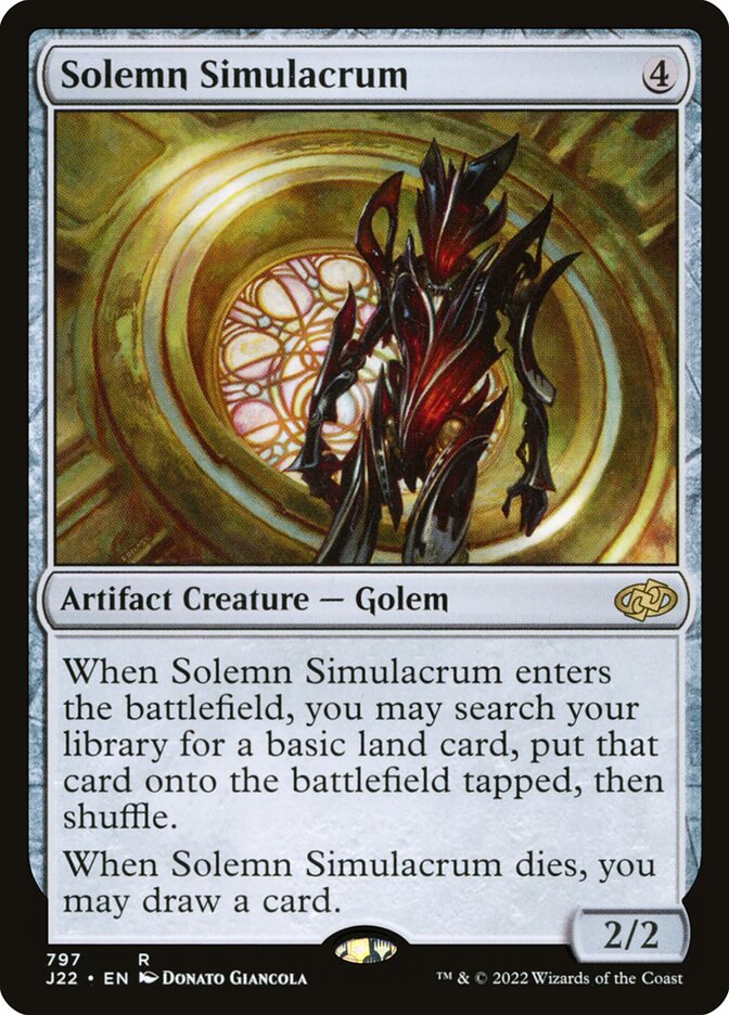 Solemn Simulacrum 797 (Jumpstart 2022)  | Good Games Morley