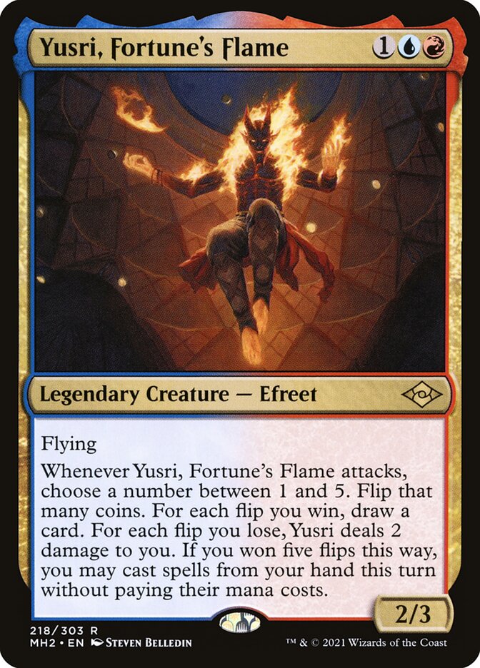 Yusri Fortunes Flame 218 (Modern Horizons 2)  - Foil | Good Games Morley