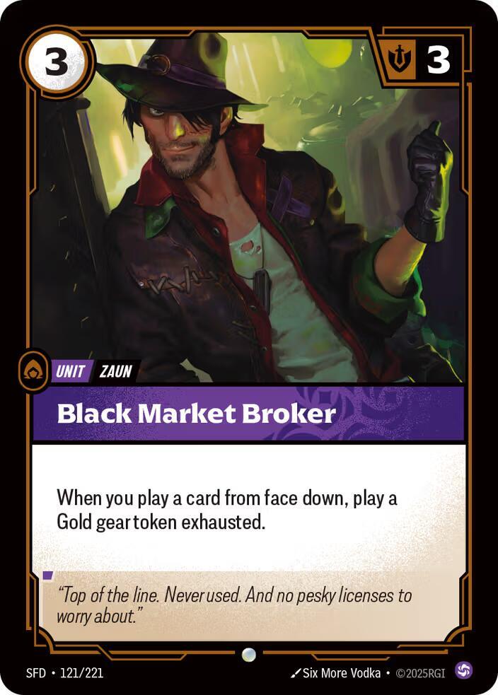 Black Market Broker 121/221 (Spiritforged)  | Good Games Morley