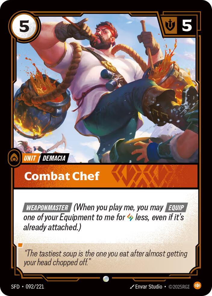 Combat Chef 92/221 (Spiritforged)  - Foil | Good Games Morley