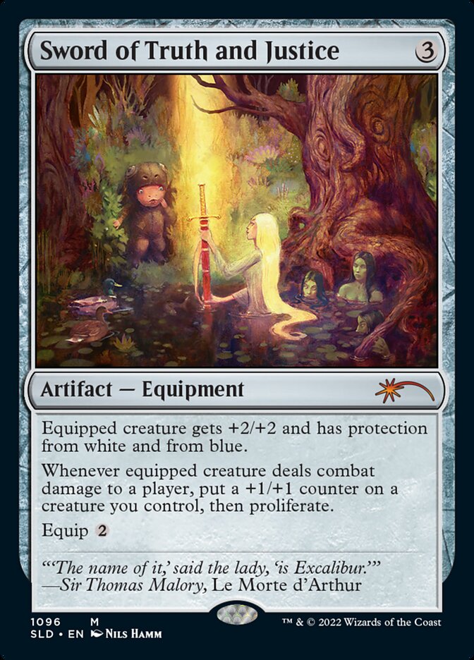 Sword of Truth and Justice 1096 (Secret Lair Drop Series)  - Foil | Good Games Morley