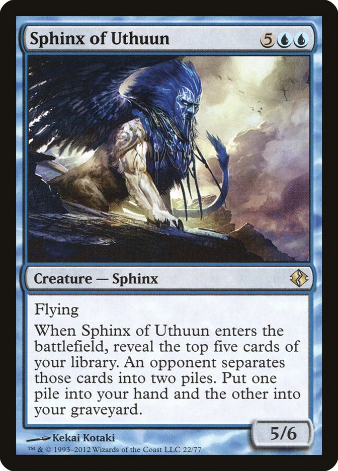 Sphinx of Uthuun 22/77 (Duel Decks: Venser vs. Koth)  | Good Games Morley