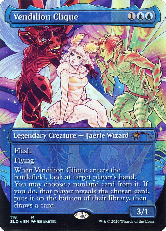 Vendilion Clique 118/1 (Secret Lair Drop Series)  - Borderless Foil | Good Games Morley