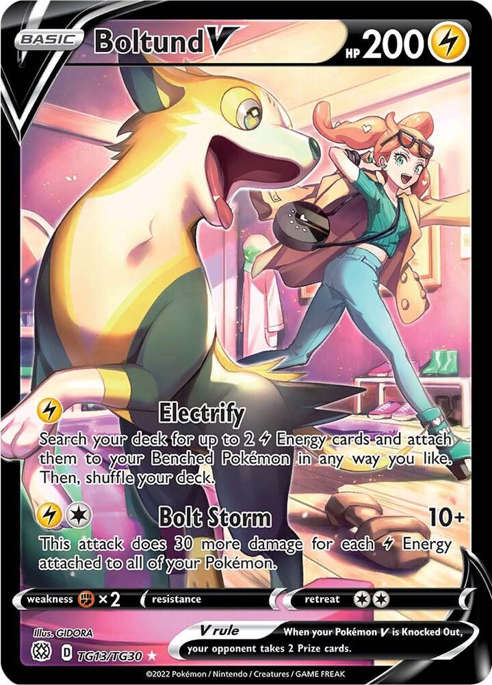Boltund V TG13/TG30 (SWSH09: Brilliant Stars Trainer Gallery)  - Holofoil | Good Games Morley