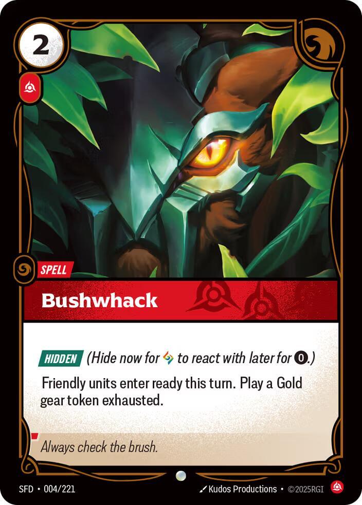 Bushwack 4/221 (Spiritforged)  | Good Games Morley