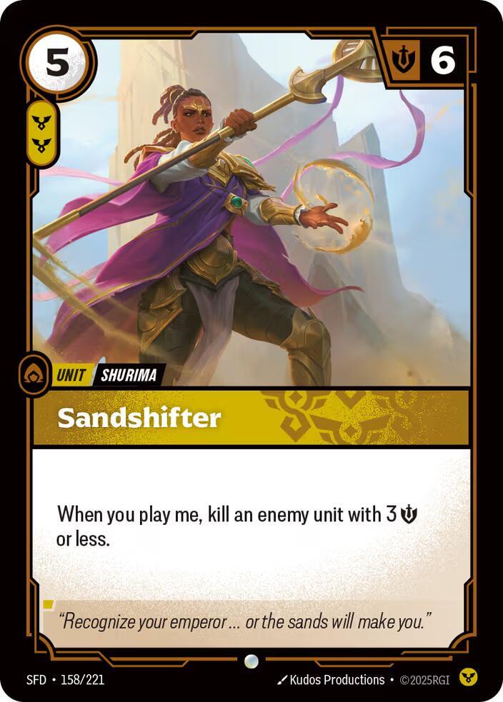 Sandshifter 158/221 (Spiritforged)  | Good Games Morley