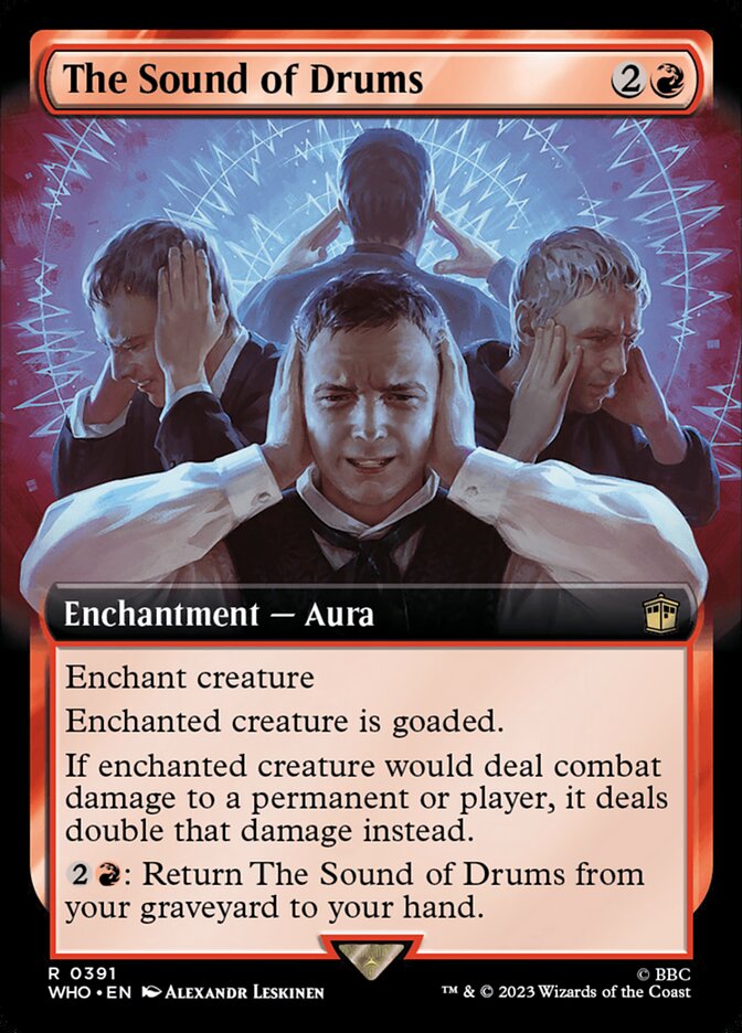 The Sound of Drums 391/331 (Universes Beyond: Doctor Who)  - Extended Art Foil | Good Games Morley
