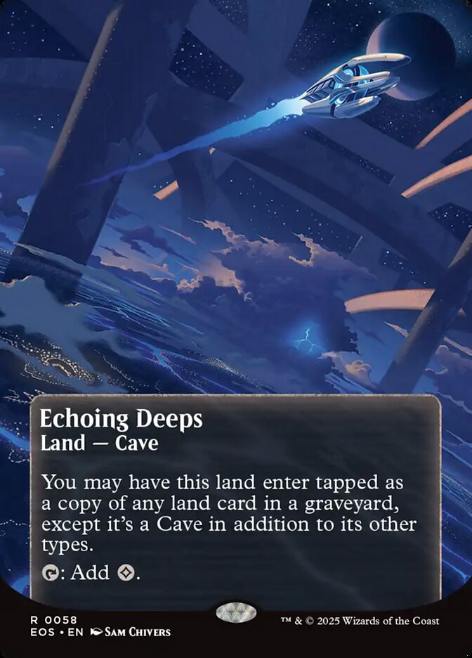 Echoing Deeps 58/45 (Edge of Eternities: Stellar Sights)  - Borderless | Good Games Morley