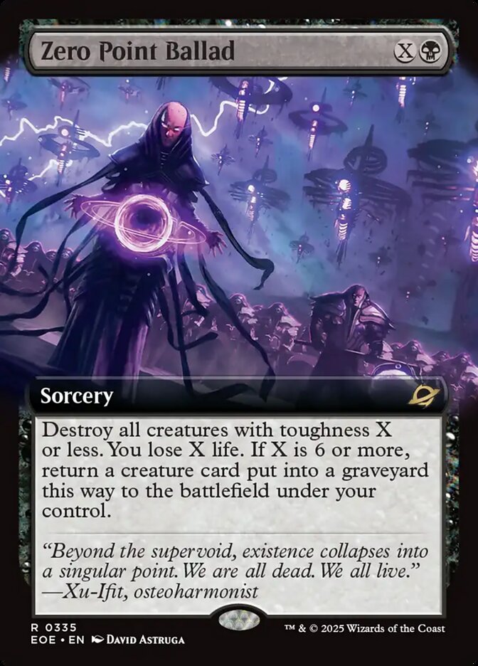 Zero Point Ballad 335/276 (Edge of Eternities)  - Extended Art Foil | Good Games Morley
