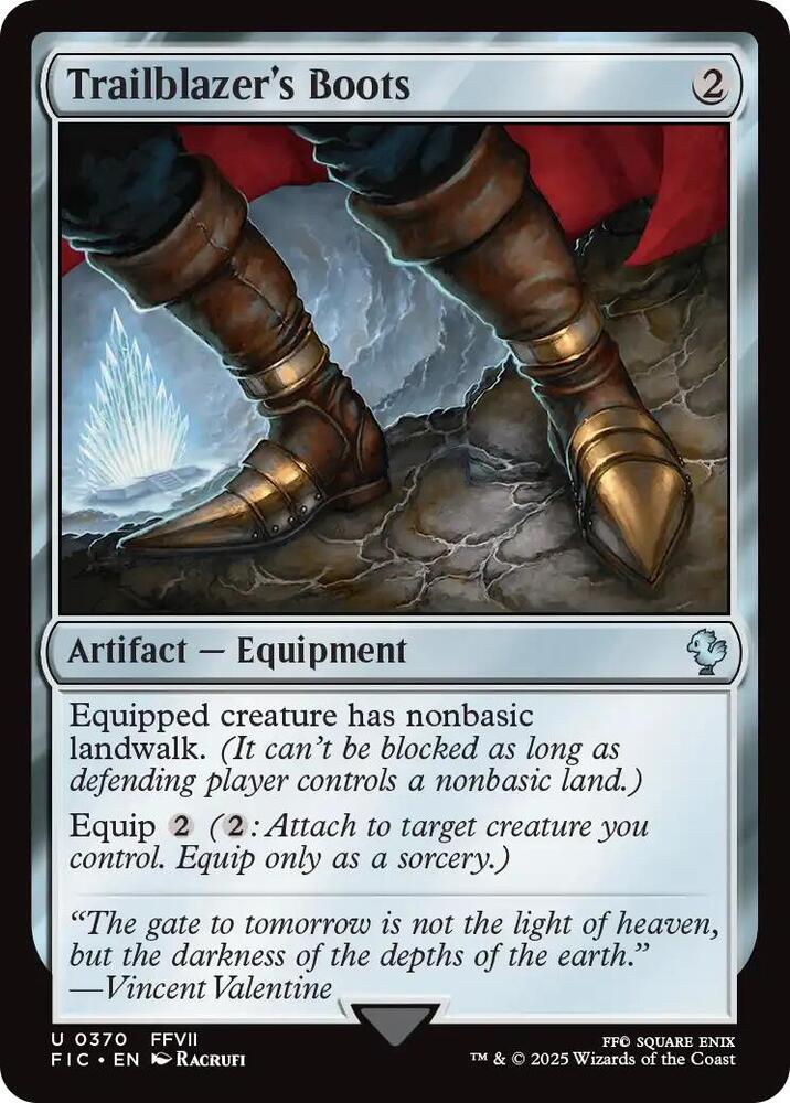 Trailblazer's Boots 370 (Commander: FINAL FANTASY)  - Surge Foil | Good Games Morley
