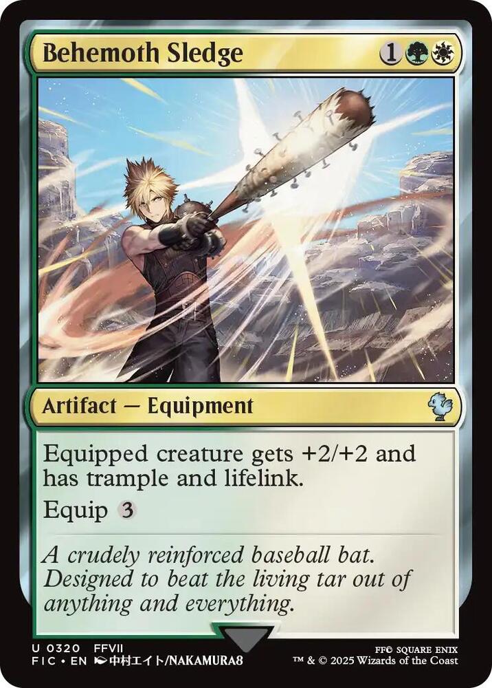 Behemoth Sledge 320 (Commander: FINAL FANTASY)  - Surge Foil | Good Games Morley