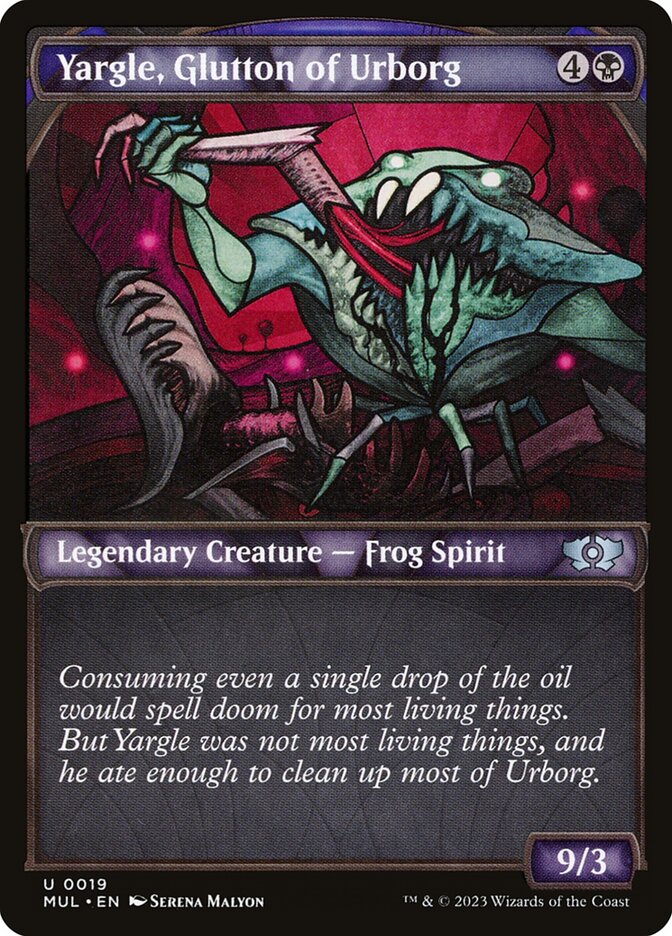 Yargle, Glutton of Urborg 19/65 (March of the Machine: Multiverse Legends)  - Showcase Foil | Good Games Morley