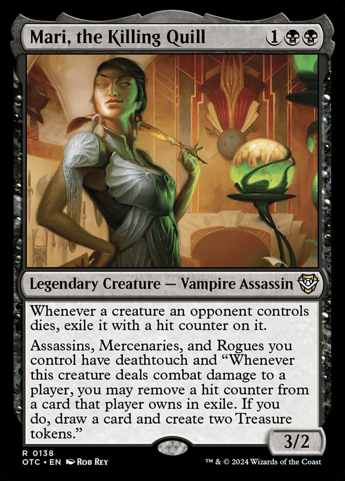 Mari, the Killing Quill 138/342 (Commander: Outlaws of Thunder Junction)  | Good Games Morley
