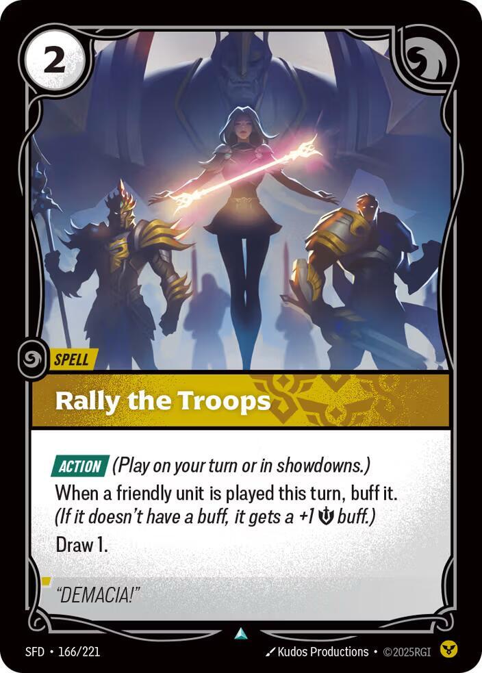 Rally the Troops 166/221 (Spiritforged)  - Foil | Good Games Morley