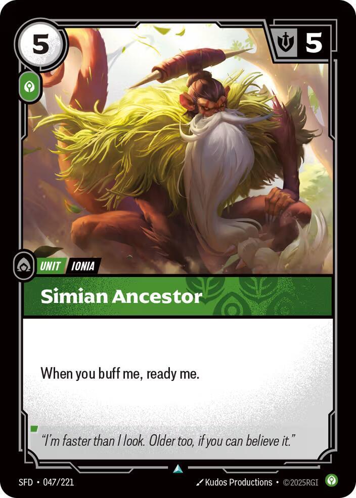 Simian Ancestor 47/221 (Spiritforged)  | Good Games Morley