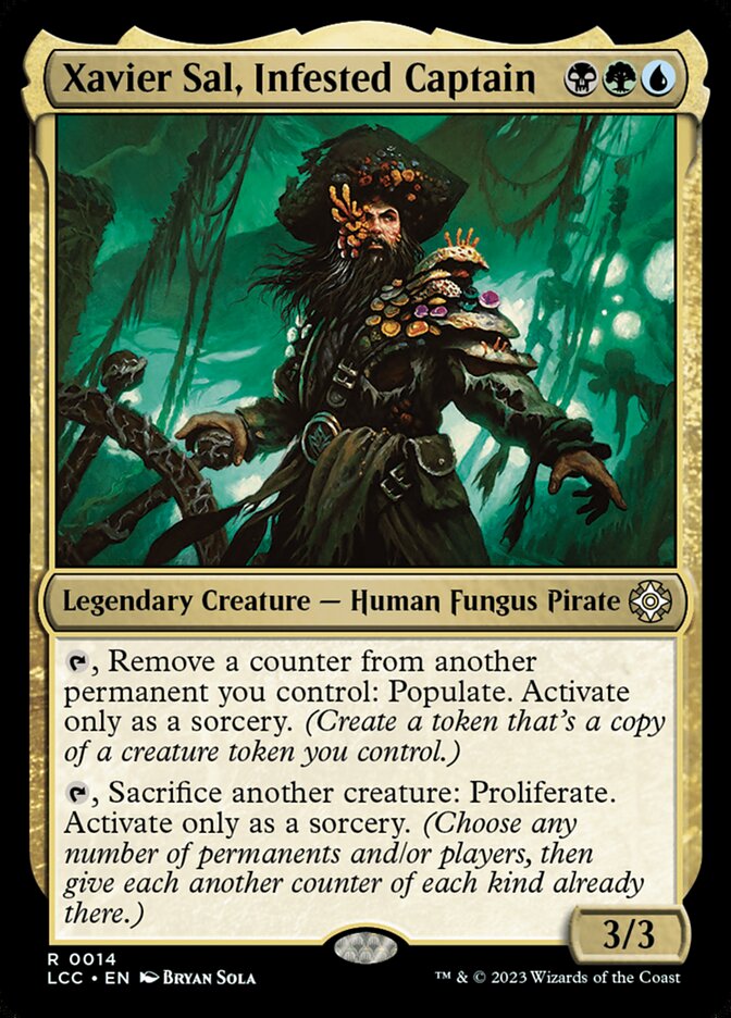 Xavier Sal, Infested Captain 14/370 (Commander: The Lost Caverns of Ixalan)  | Good Games Morley