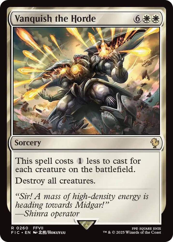Vanquish the Horde 260 (Commander: FINAL FANTASY)  - Surge Foil | Good Games Morley