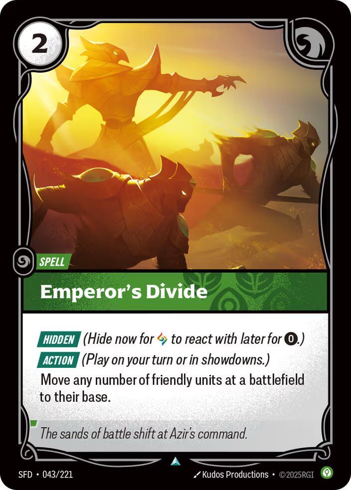 Emperor's Divide 43/221 (Spiritforged)  | Good Games Morley