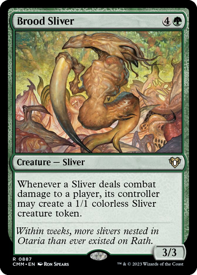 Brood Sliver 887/451 (Commander Masters)  | Good Games Morley