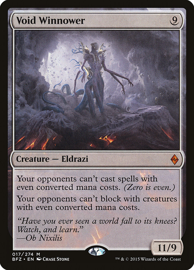 Void Winnower 17/274 (Battle for Zendikar)  - Foil | Good Games Morley