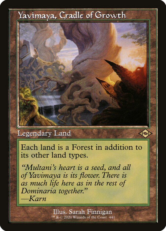 Yavimaya Cradle of Growth Retro Frame 441 (Modern Horizons 2)  - Foil | Good Games Morley