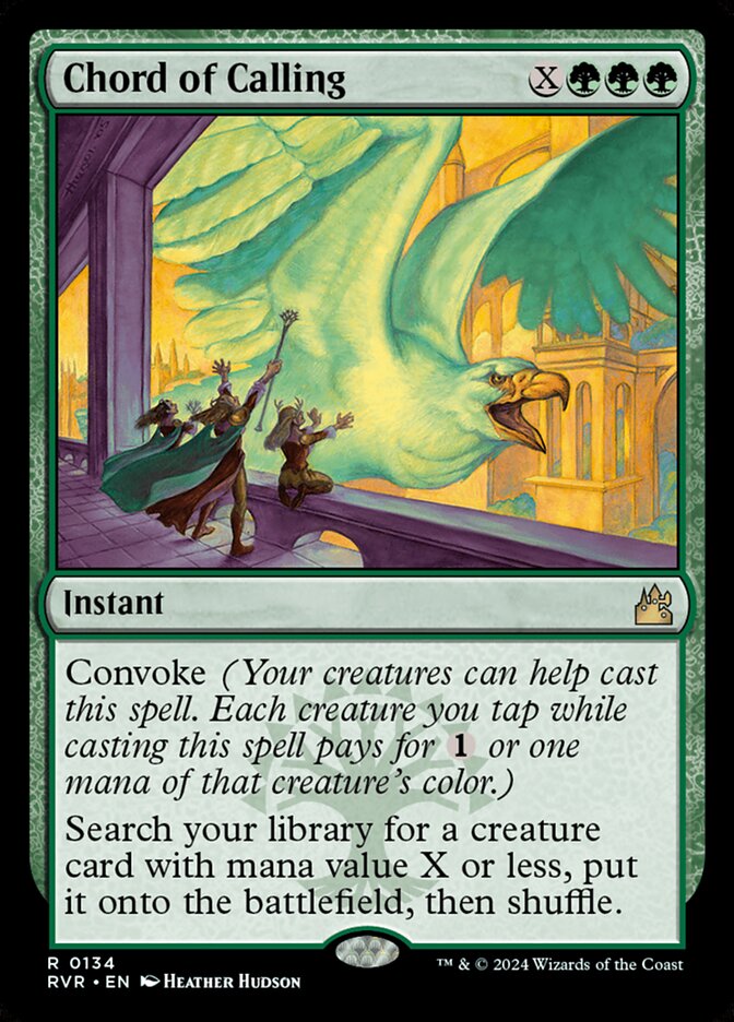 Chord of Calling 134 (Ravnica Remastered)  - Foil | Good Games Morley