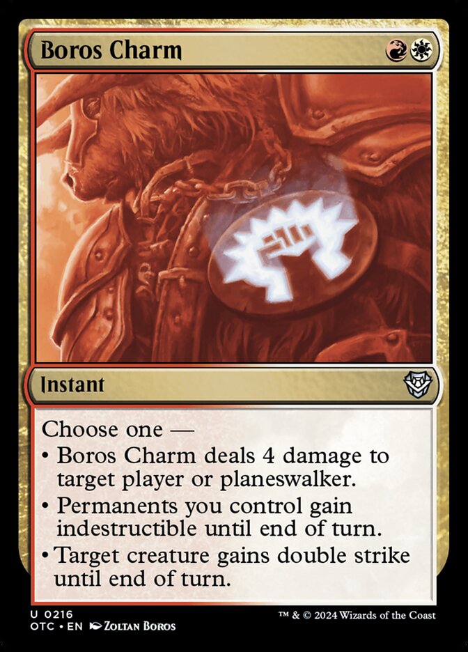 Boros Charm 216/342 (Commander: Outlaws of Thunder Junction)  | Good Games Morley