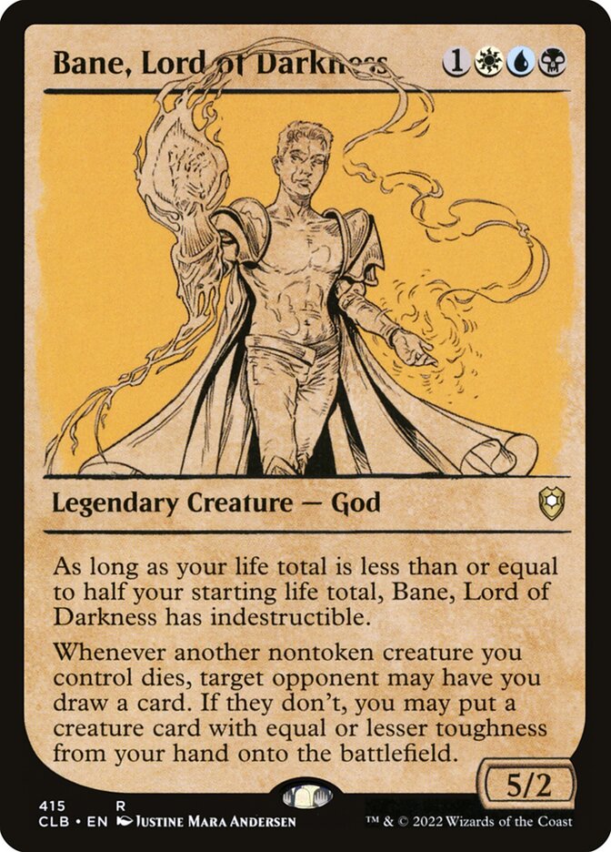 Bane, Lord of Darkness 415 (Commander Legends: Battle for Baldur's Gate)  | Good Games Morley