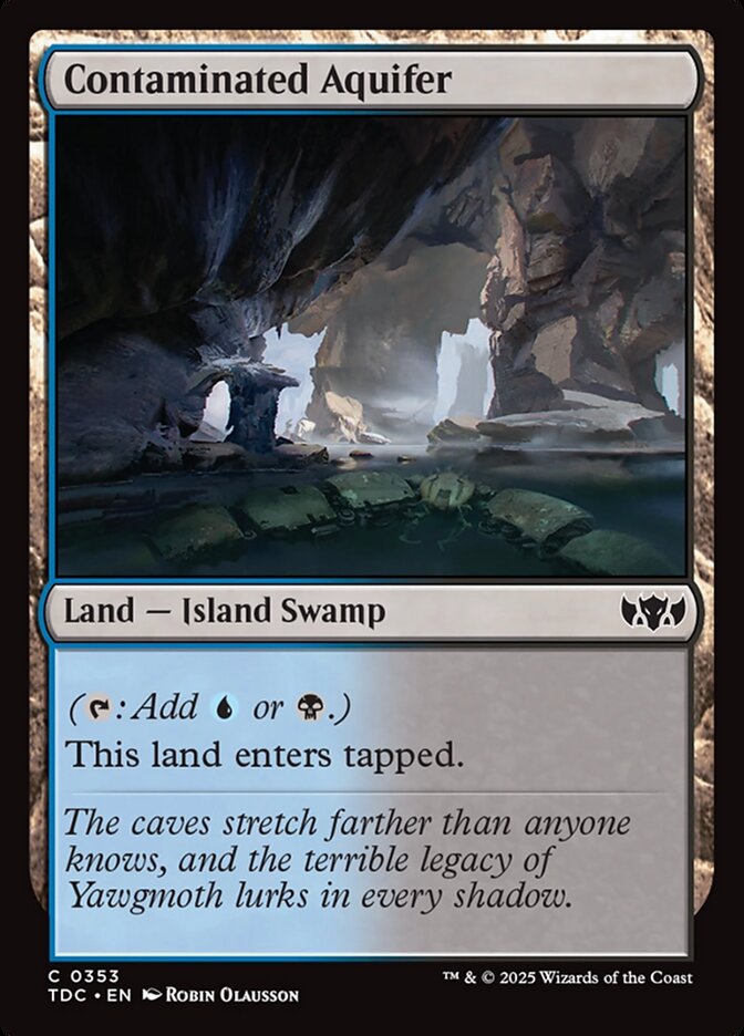 Contaminated Aquifer 353 (Commander: Tarkir: Dragonstorm)  | Good Games Morley