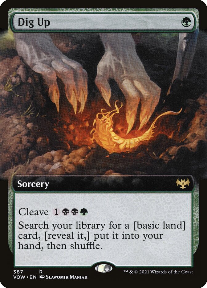 Dig Up Extended Art 387 (Innistrad: Crimson Vow)  | Good Games Morley