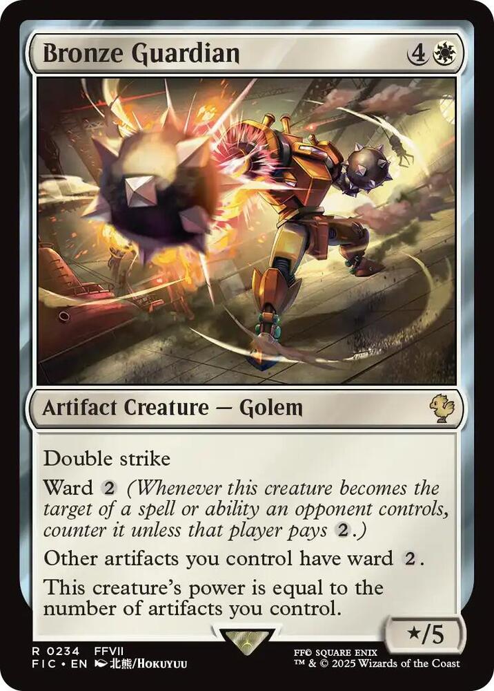 Bronze Guardian 234 (Commander: FINAL FANTASY)  - Surge Foil | Good Games Morley