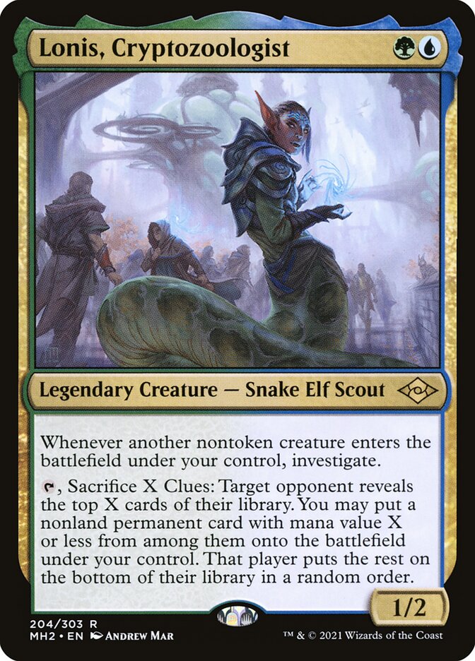 Lonis, Cryptozoologist 204 (Modern Horizons 2)  - Foil | Good Games Morley