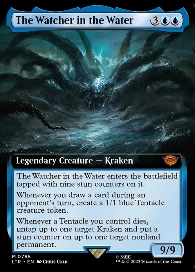 The Watcher in the Water 765 (Universes Beyond: The Lord of the Rings: Tales of Middle-earth)  - Extended Art Surge Foil | Good Games Morley